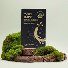 Prime Red Ginseng Fit (30sheets) – 6-Year-Old Korean Red Ginseng, Oral Dissolving Film (ODF), 4.62 mg+ Ginsenosides per Film _ Made in KOREA